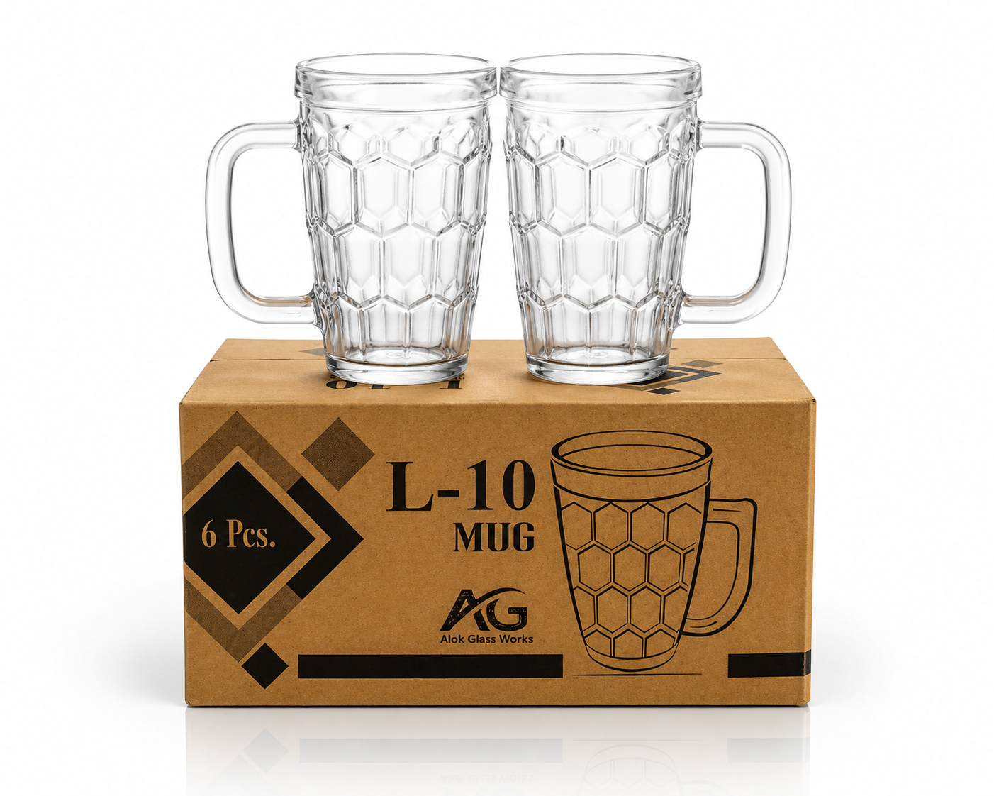500ml L-10 Mug Set (6pc)